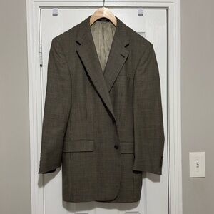 Men’s Houndstooth Hart Schaffner and Marx Suit Coat 42R